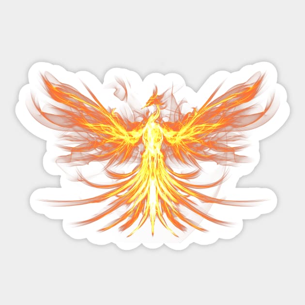 Phoenix Rising Sticker by LoudMinority